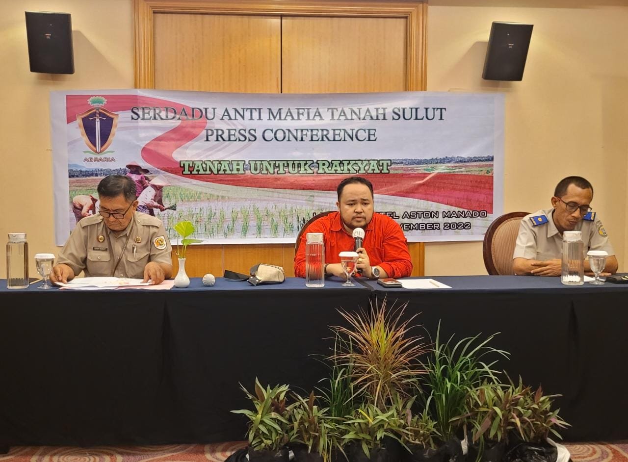 Lakukan Kolaborasi Bpn Serdadu Anti Mafia Tanah Sulut Siap Lawan Mafia