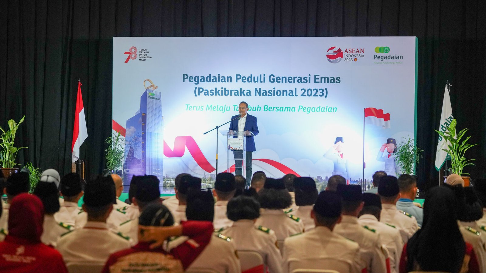 Peduli Generasi Emas Paskibraka Nasional 2023 Pegadaian Berikan